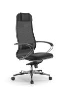 Кресло для руководителя Samurai Comfort S Infinity (сетка/экокожа черная)