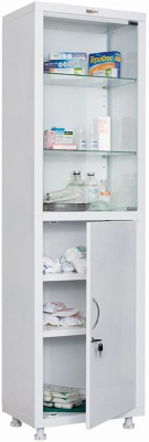 Шкаф медицинский металлический Hilfe МД 1 1657/SG